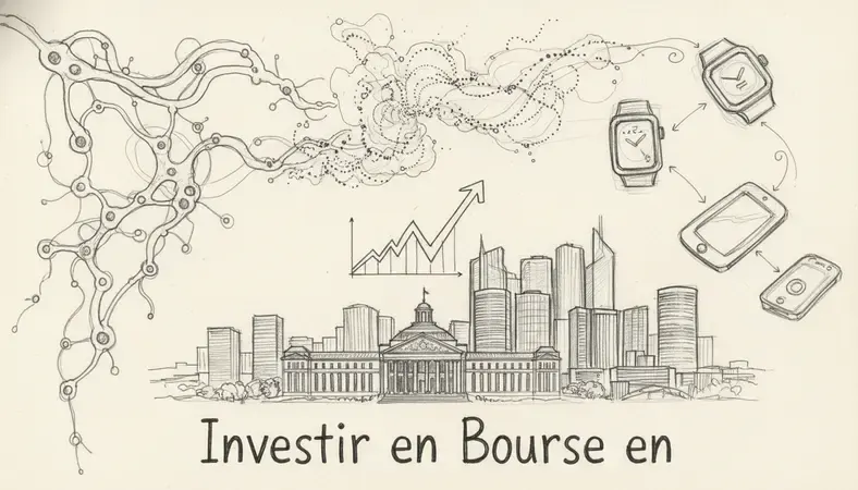 Vue aérienne de la Bourse de Paris et du quartier financier de La Défense, symbole du marché des actions françaises