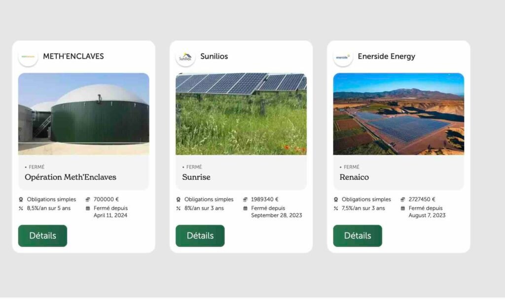 investir dans EnerFip les types de projets disponibles - Le Nouvel Investisseur investir dans EnerFip
