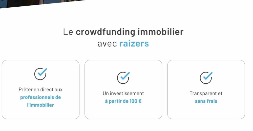 Raizers est spécialisé 100 % crowdfunding immobilie